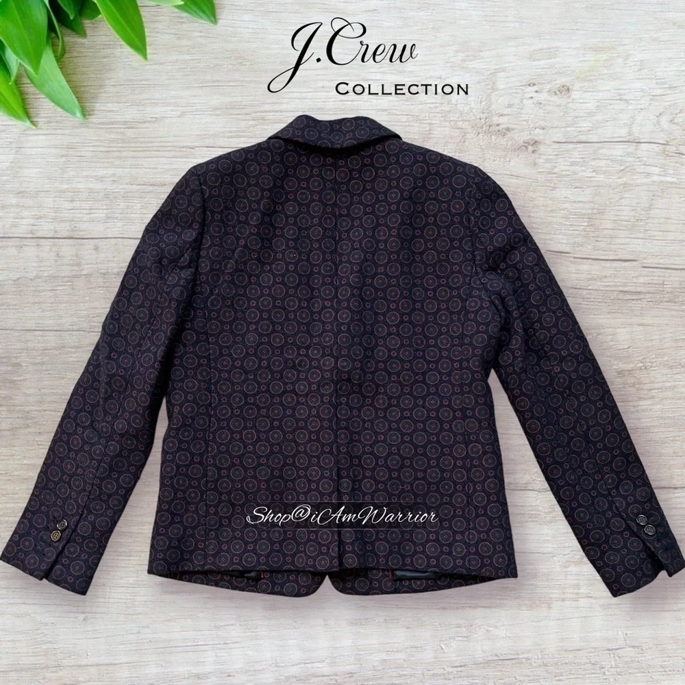 J.Crew Collection Schoolboy Blazer + Café Capri in Italian Wool Medallion Tweed